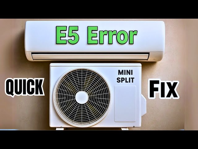 Troubleshooting the E5 Error Code: Expert Tips for Mini Split AC Owners