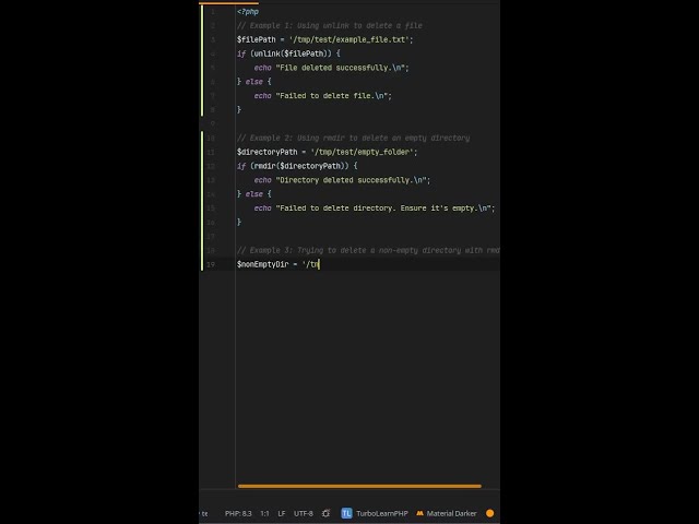 What’s the difference between unlink and rmdir in PHP? unlink vs rmdir in #php – Which One to Delete