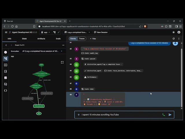 Attention Span Recorder Demo