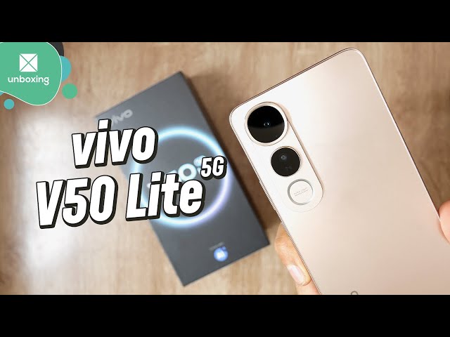 vivo V50 Lite | Unboxing and First Look