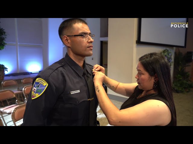 Help us welcome Officer Jovani Acevedo-Flores to the Watsonville Police Department!