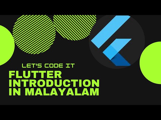 What is flutter? Flutter Beginner  Tutorials in Malayalam