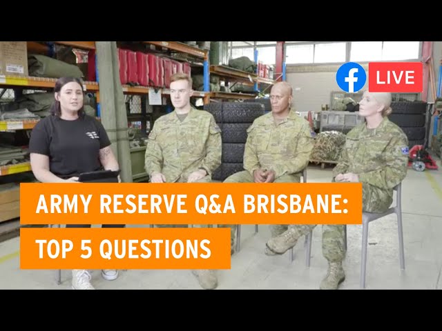 Army Reserve Q&A Brisbane: Top 5 Questions