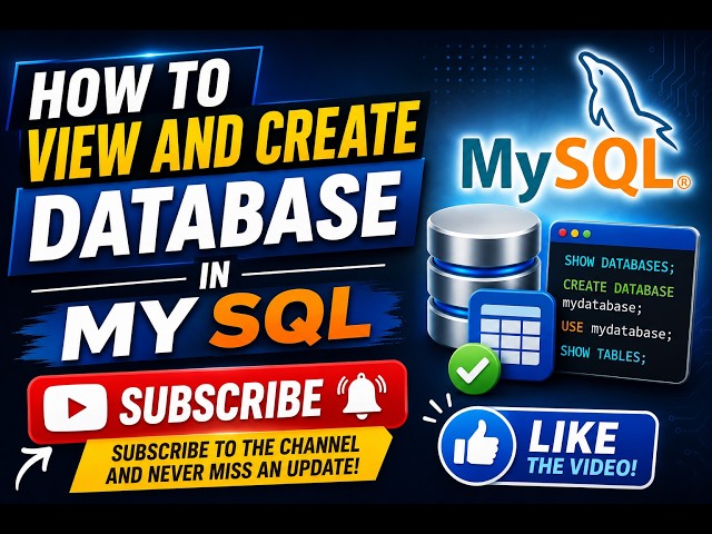 How to View and Create Databases in SQL | SQL Tutorial for Beginners
