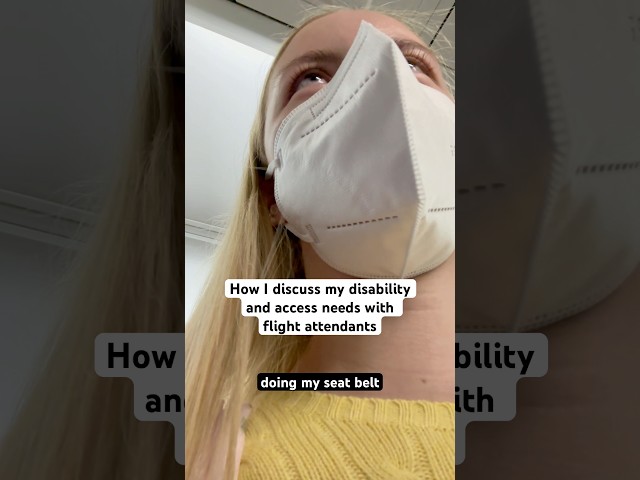 Discussing my disability with flight attendants #Disability #Disabled #Accessibility