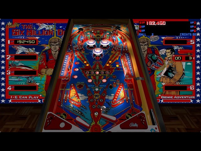 The Six Million Dollar Man (Bally 1978) - VPX Standalone - Short Impression
