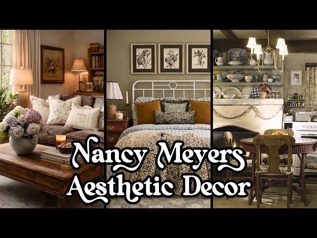 Ideas de decoración estética de Nancy Meyers: Cómo crear este estilo icónico y acogedor en tu apa...