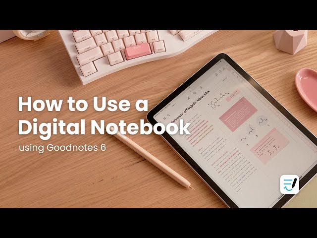 How to use a digital notebook on Goodnotes 6  | Beginner friendly 🌱