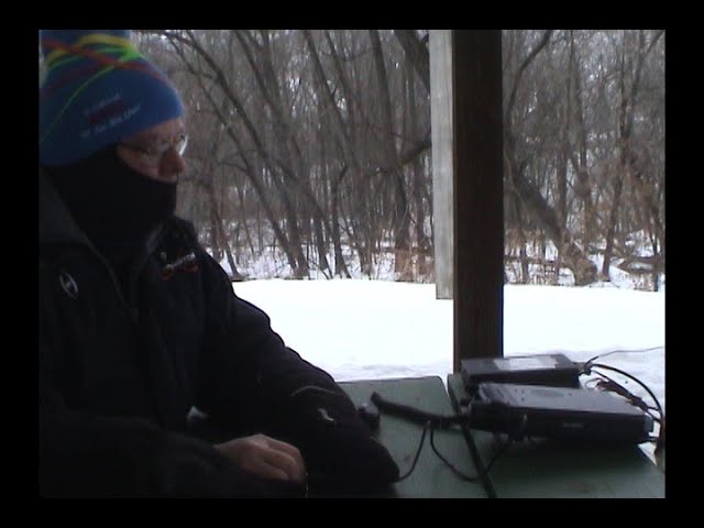 Winter Ham Radio Portable Operation