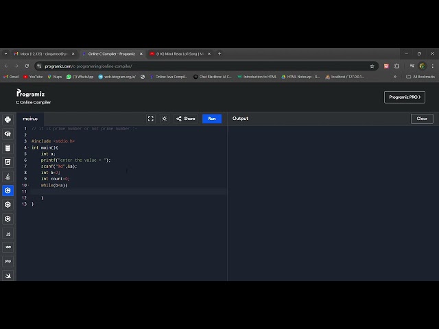 Online C Compiler   Programiz   Google Chrome 2024 09 22 22 47 40