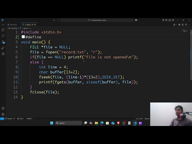 Read Random Line from File | File Handling | C Programming Bangla Tutorial