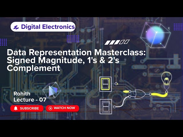 7 Data Representation Masterclass: Signed Magnitude, 1's & 2's Complement