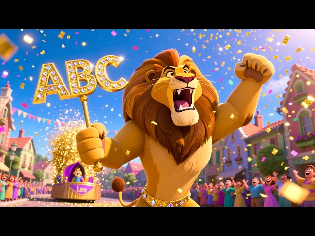 Lion Parade ABC JoyFun 🦁🎶 Fun Alphabet Song | Learn Letters for Kids