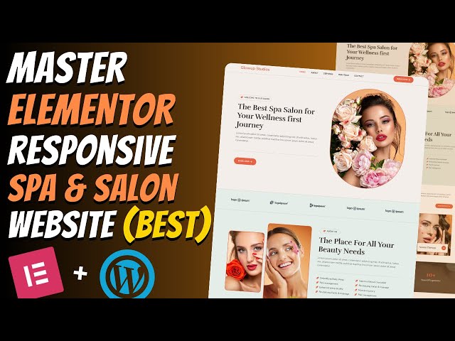 Master ELEMENTOR : Create a Modern Responsive SPA & SALON Website | WordPress Tutorial 2026