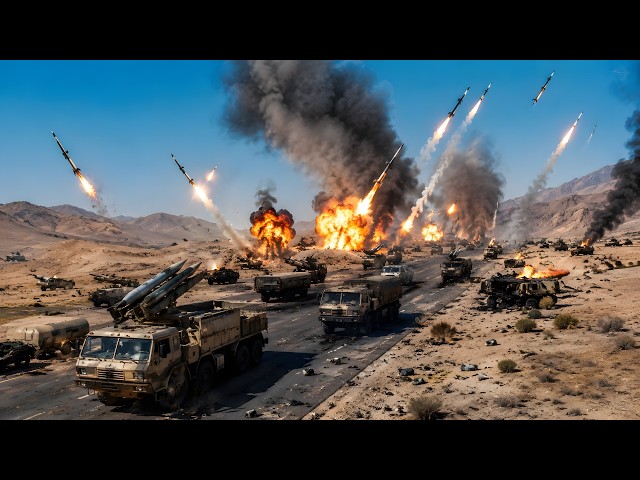 US Massive Strike Destroys Iranian Missile Convoy in Minutes | ARMA 3
