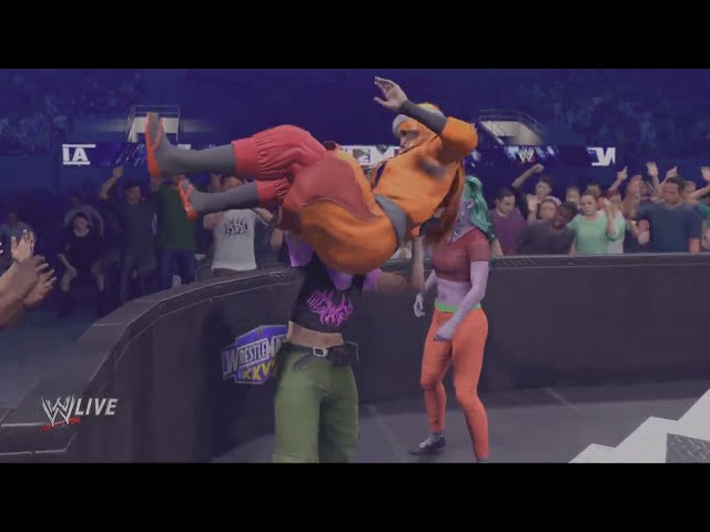 Lacey games (c) vs Shinobi scramble, wrestlemania 27 championship round