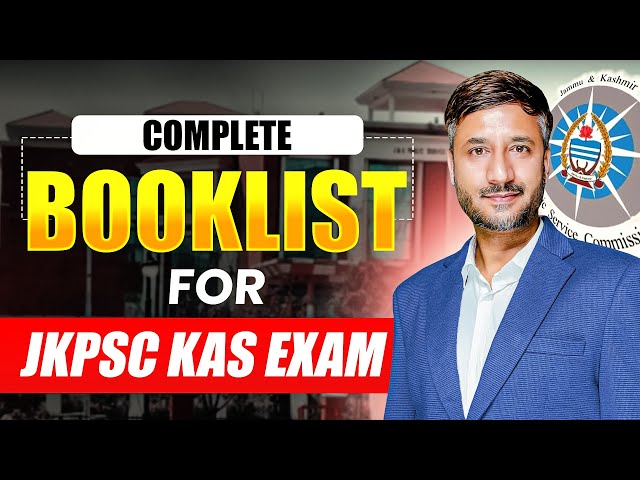 Complete Booklist for JKPSC KAS Exam #jkpsc #upsc