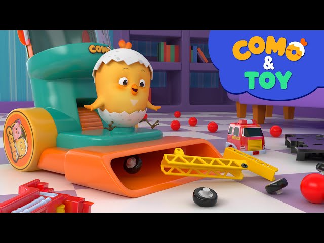 Como | Vacuum Cleaner  | Learn colors and words | Cartoon video for kids | Como Kids TV