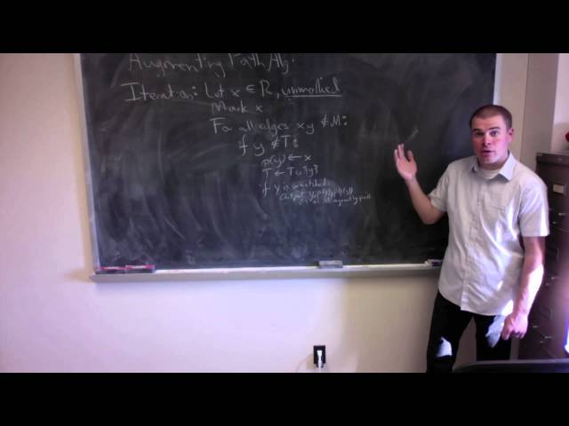 The Augmenting Path Algorithm for Bipartite Matching