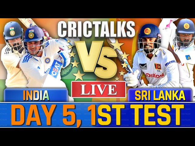 Live: India vs Sri Lanka, Day 5, 1st Test Live Match Today, Cricket Scores & Commentary IND vs SL