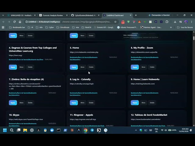 CyberRoninn linkmind  AI bookmark intelligence and knowledge graph for Chrome