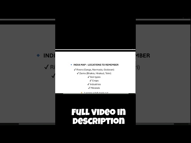 Don't Skip These Chapters in Geography ICSE Class 10 #icse2026 #icsegeography #icseboard #shorts