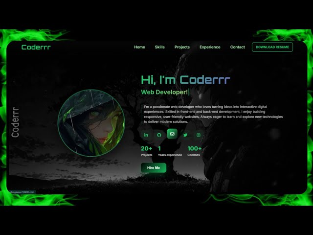 Create A Portfolio In 2025 (HTML/CSS ONLY! )