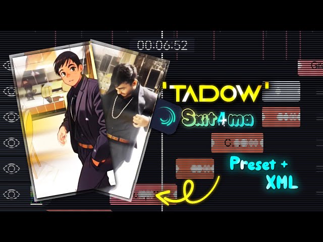 "TADOW" Tiktok Trend Edit Tutorial (Preset + XML) || Alight Motion #shakeeffect #tadow #theweeknd