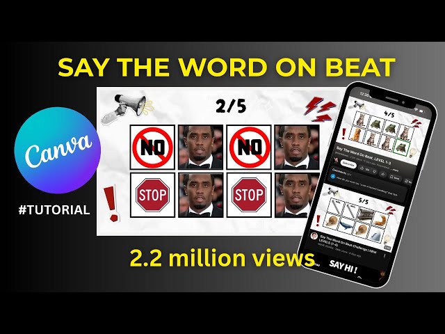 How to Create VIRAL Word On Beat Challenge Videos Tutorial