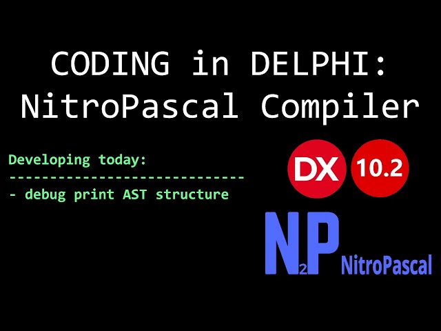 CODING in DELPHI: NitroPascal Compiler | p.3