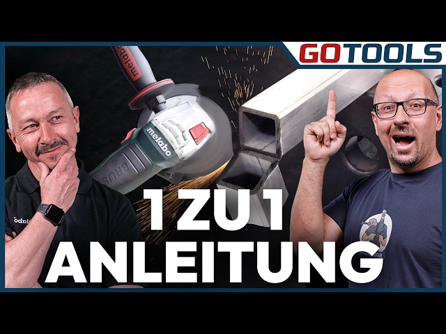 Angle grinder on, sparks flying – what could possibly go wrong?