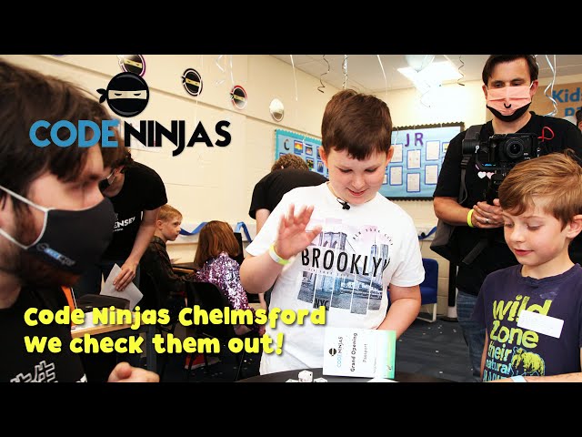 The Grand Opening of Code Ninjas Chelmsford - we go and check it out!