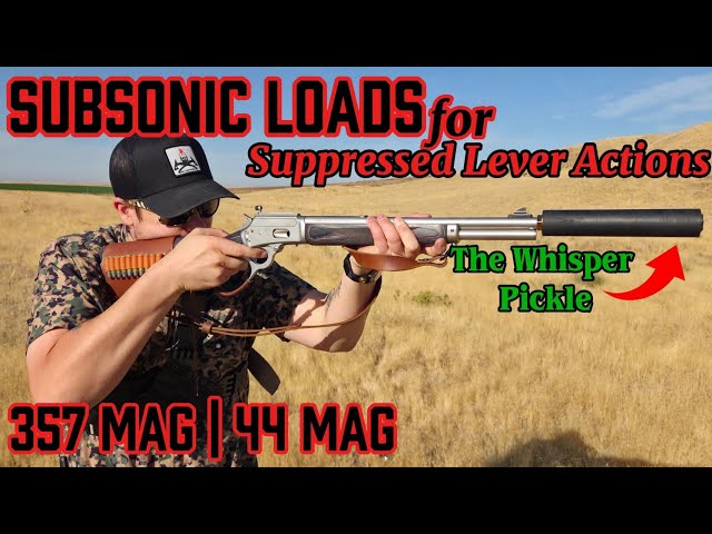 Subsonic Loads For Suppressed Lever Actions!