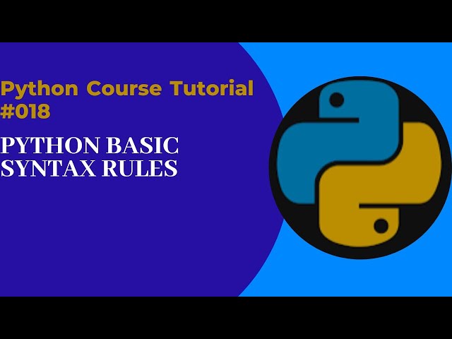 Basic python coding syntax-018 #python #pythonforbeginners #pythonbasicsyntaxrules #pythonsyntax