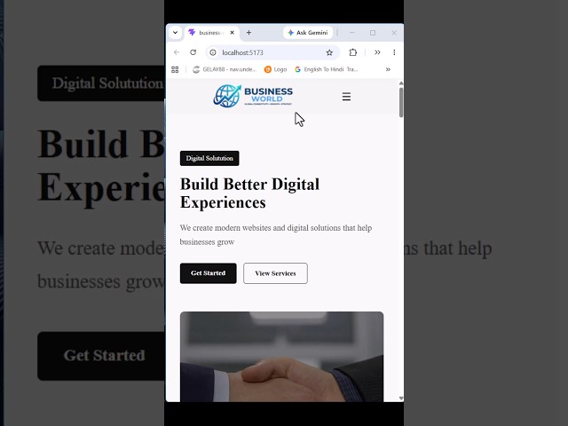 React Business Website Design Tutorial from Scratch | Build a Complete Website Using React JS