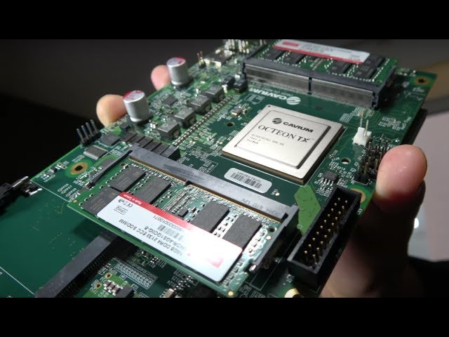 24-core Cavium Octeon TX for Networking, Base Stations, Security, NAS, Gateways