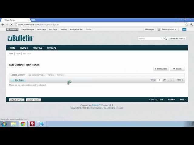 vBulletin 5 Connect: How to Post a Link