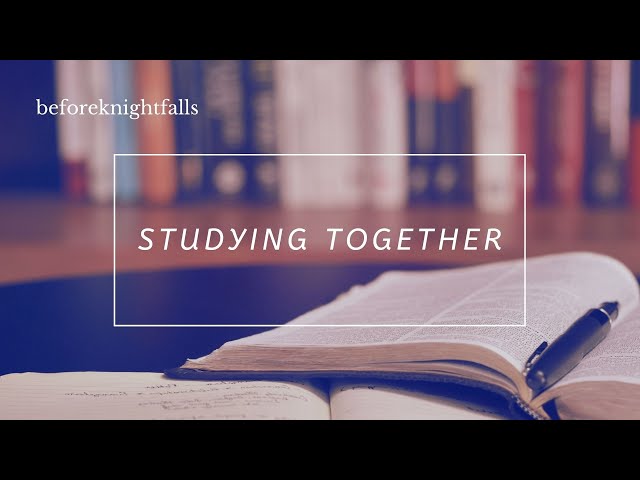 ASMR: studying together