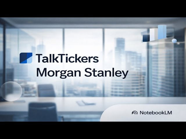 Morgan Stanley Q4 2025 Earnings: Capital Markets Rebound & Wealth Strength