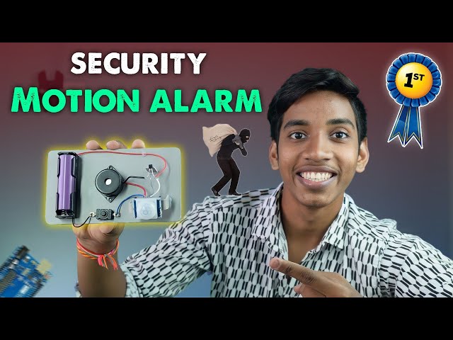 Science Day Best Project | How To Make Motion Security Alarm | Telugu Experiments |PIR Motion Sensor