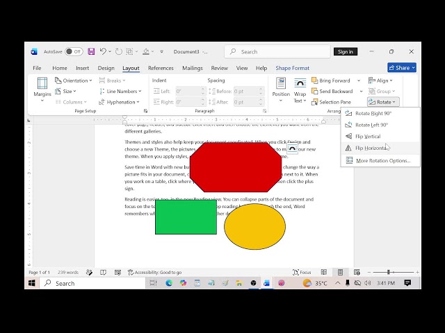 Arrange  In Microsoft word ll Basic Computer course Microsoft word