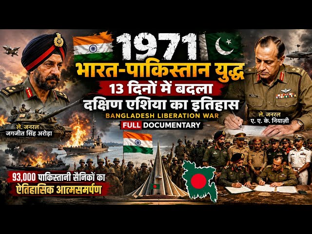 🇮🇳 1971 भारत-पाकिस्तान युद्ध: 13 दिनों में बदला दक्षिण एशिया का इतिहास | Bangladesh Liberation War |