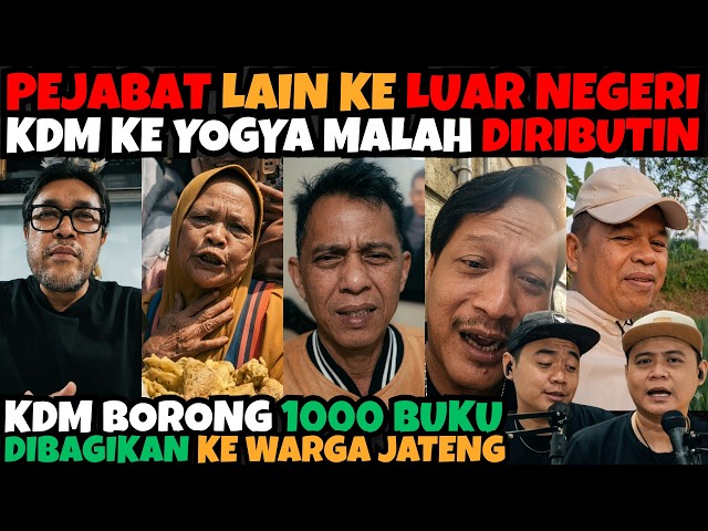 OTHER OFFICIALS GO OVERSEAS, KDM'S VISIT TO YOGYA REACHES A ROW 😱 KDM BOUGHT 1000 BOOKS TO DISTRI...