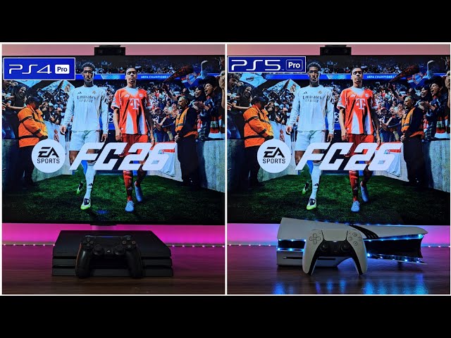 EA FC26 (PS4 PRO Vs PS5 PRO)