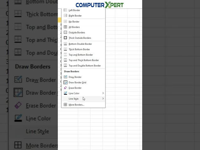 How to add Color Border in excel sheets in Seconds! #excel  #exceltutorial  #exceltips  #viralreels