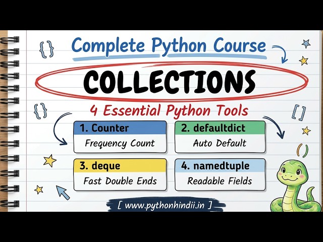 Python Collections क्या है? 🔥 | Collections Module in Hindi | Python Hindi