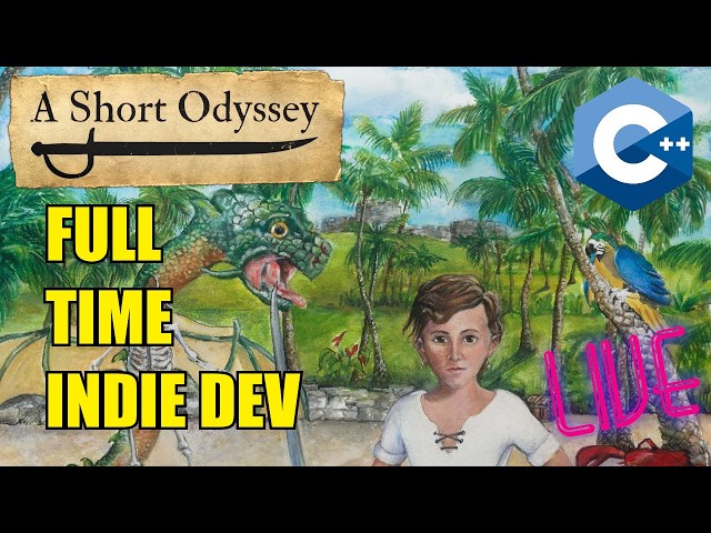 OpenGL/C++ Engine - Pirate Game - A Short Odyssey LIVE