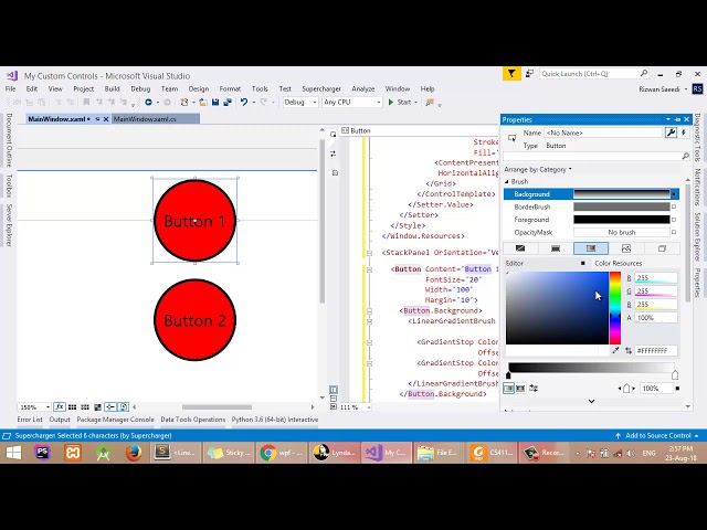 How To Make WPF Custom Buttons [ENGLISH]