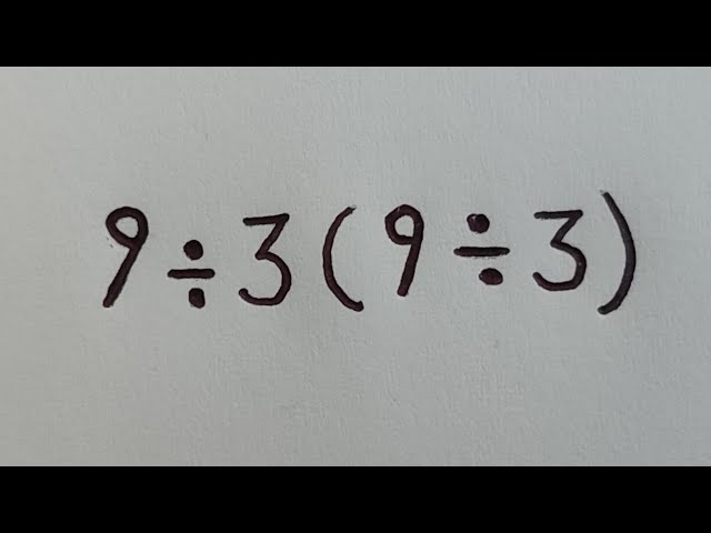This Easy Math Problem Has Everyone Confused!