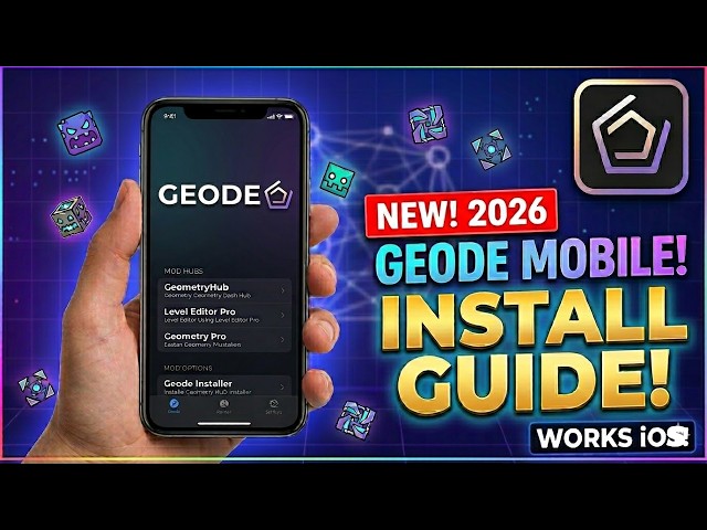 Geode iOS Download 2026 - How To Get Geode on iOS iPhone & Android (Download Geode MOD)
